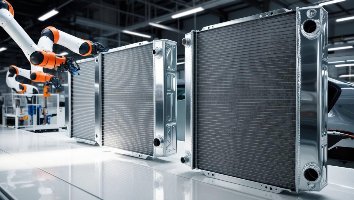 manufacturing cooling radiators vehicles factory